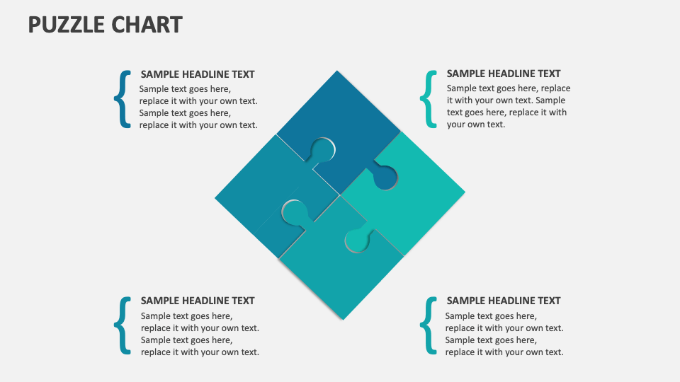 Puzzle Chart Template for PowerPoint and Google Slides - PPT Slides