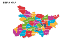 Bihar Map for Google Slides and PowerPoint - PPT Slides