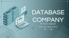 Database Company Pitch Deck - Slide 1