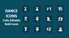 Dance Icons for Google Slides and PowerPoint