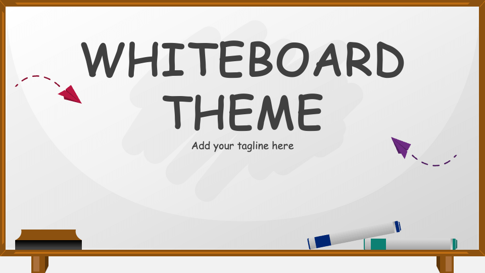 Free Whiteboard Presentation Theme for Google Slides and PowerPoint