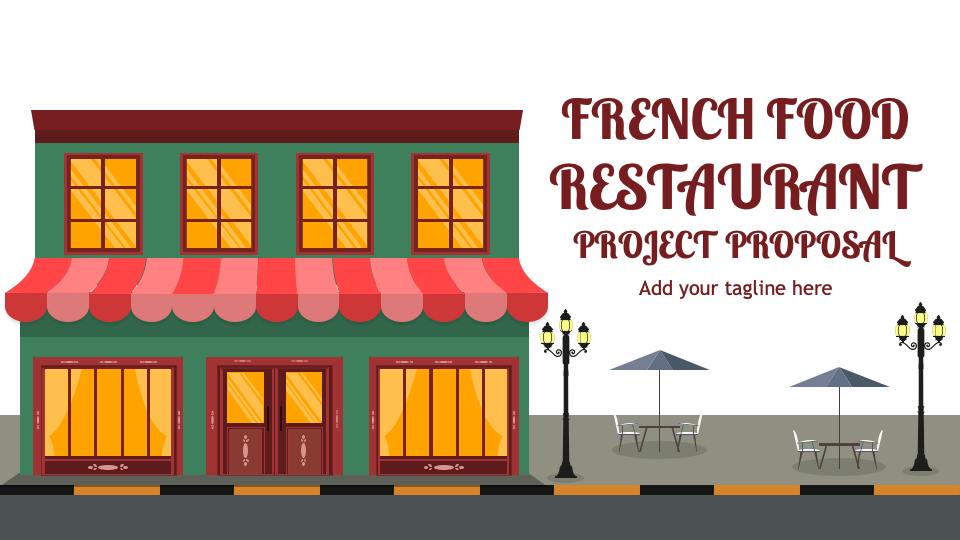 French Food Restaurant Project Proposal PowerPoint and Google Slides ...