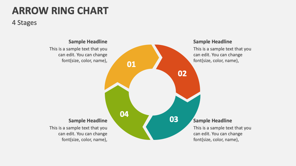 Transforming Pie Doughnut Charts into Arrow Ring Charts with ECharts JavaScript - Arrow Ring Chart for PowerPoint and Google Slides - PPT Slides