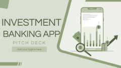 Investment Banking App Pitch Deck - Slide 1